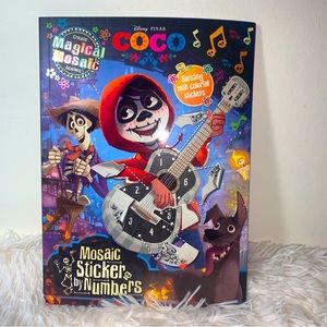 Disney Pixar Coco Magical Mosaic Sticker by Numbers Book